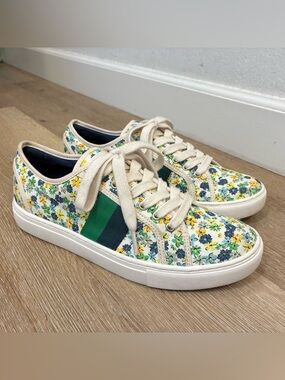 Kate Spade New York Izzy Sneakers Floral Medley Parch Print Women’s Shoes US 9